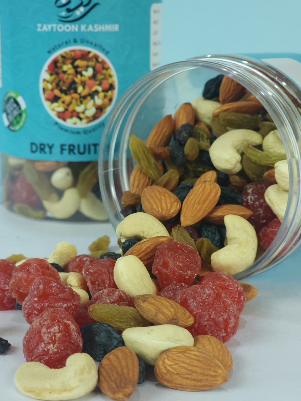 Kashmiri Dry Fruit Mix | Cashews, Almonds, Raspberry, Raisins & Black Raisins