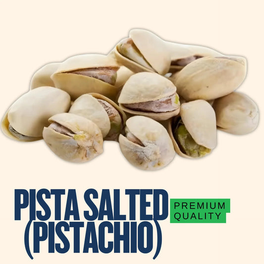 Natural and roasted salted Kashmiri pistachios