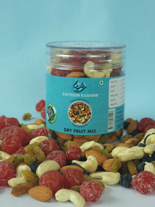 Kashmiri Dry Fruit Mix | Cashews, Almonds, Raspberry, Raisins & Black Raisins
