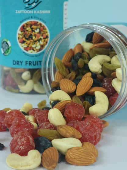 Kashmiri Dry Fruit Mix | Cashews, Almonds, Raspberry, Raisins & Black Raisins

