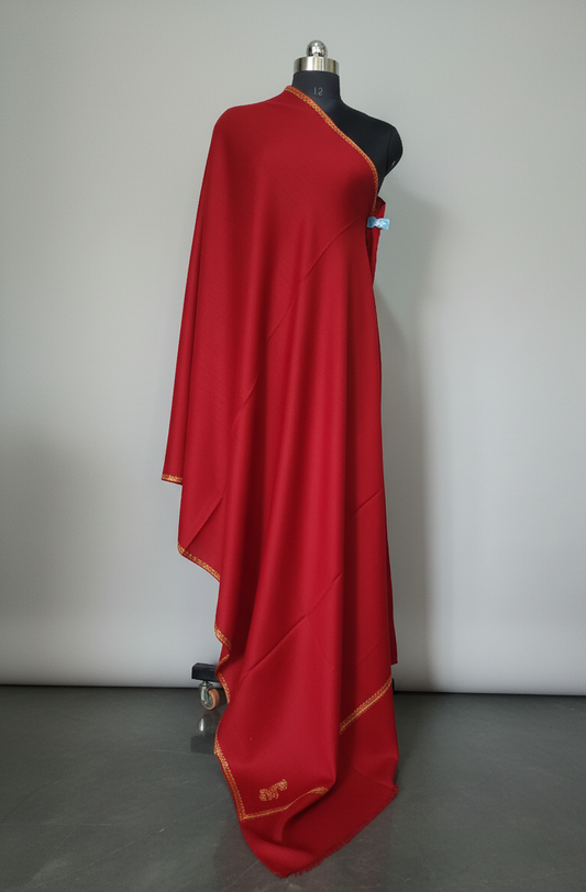 Kashmiri_Needlework_Shawl_Maroon