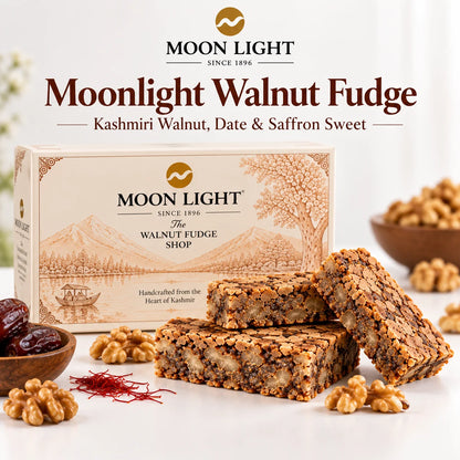 Kashmiri Moonlight Walnut Fudge |  Diwali Special